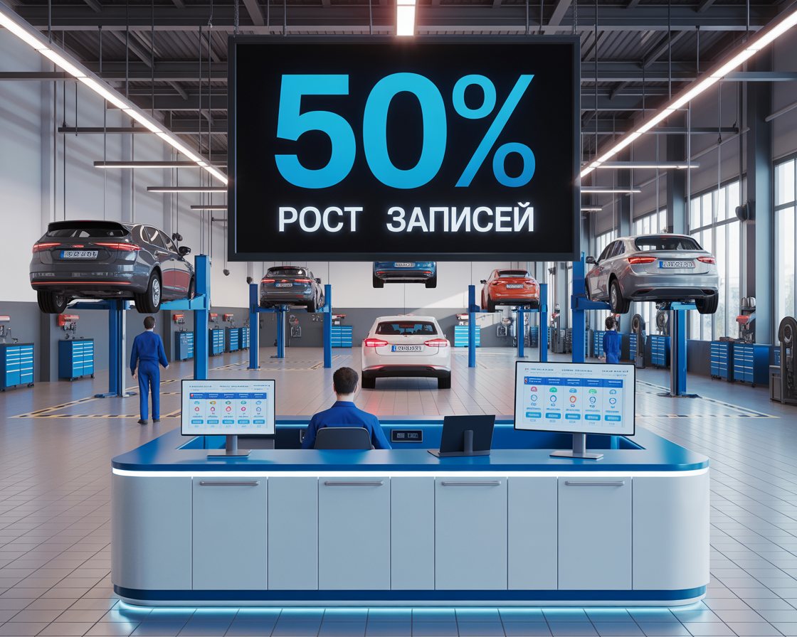 Автосервис — привлечение клиентов через 2ГИС и Яндекс Карты